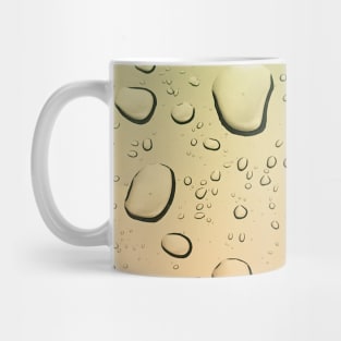 Green Red Rainbow Color Water Droplets Pattern Mug